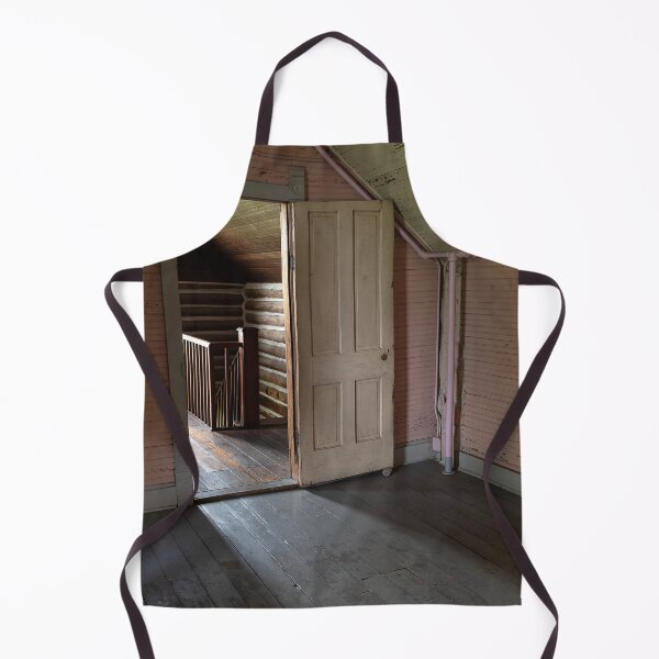 Item preview, Vertical interior shot of doorway and stairwell with shadows designed and sold by lisavonbiela.