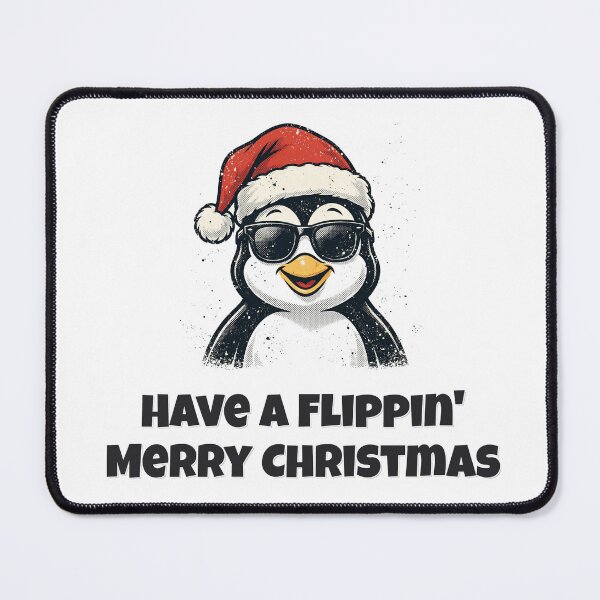 Item preview, Have A Flippin' Merry Christmas Funny Penguin Christmas Design designed and sold by Wild Shades.