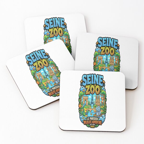 Item preview, Seine Zoo Paris Wildlife Adventure – Cute Animal Travel Design designed and sold by CatLovers Studio.