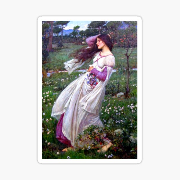 Aperçu de l'œuvre Windflowers - John William Waterhouse créée et vendue par forgottenbeauty.