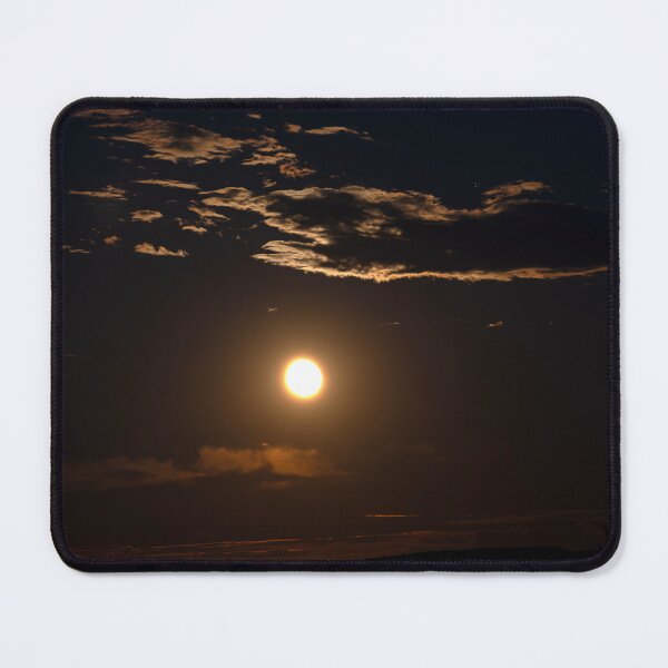 Item preview, Twilight moon illuminating the undersides of clouds designed and sold by lisavonbiela.
