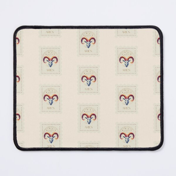 Item preview, Aries Zodiac Stamp – Celestial Vintage Astrology Art designed and sold by CozyMuse.