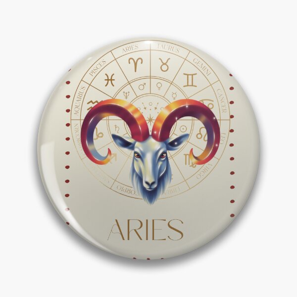 Item preview, Aries Zodiac Stamp – Celestial Vintage Astrology Art designed and sold by CozyMuse.