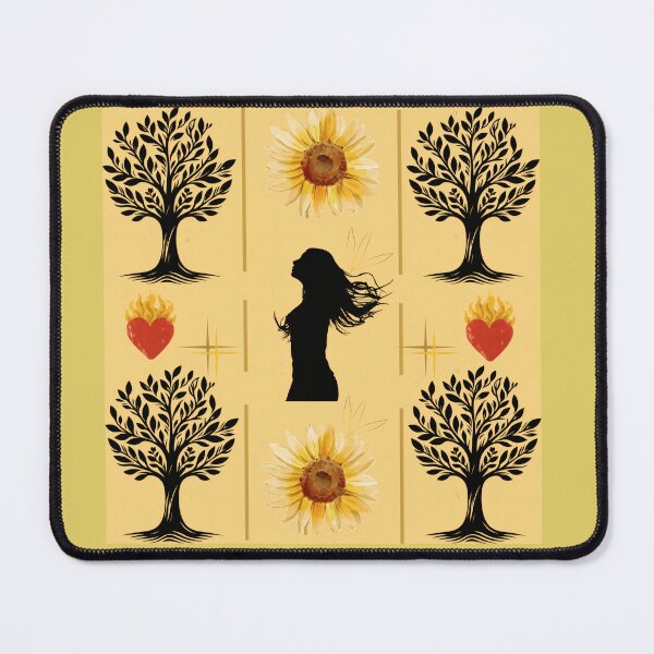 Item preview, Boho Sunflower Tree Pattern designed and sold by Azurart2.