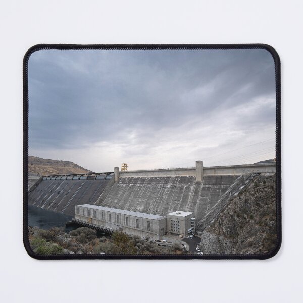 Item preview, Grand Coulee dam landscape with ultrawide lens designed and sold by lisavonbiela.