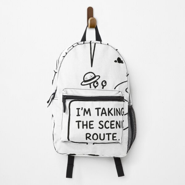 Item preview, I'm Taking The Scenic Route – Funny Snail & Winding Path – Slow Living Humor Art Tee designed and sold by bobscraze.