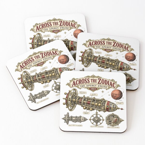 Item preview, Across the Zodiac — The Apergy Engine — Victorian Mars Expedition 1880 designed and sold by Past in Threads.
