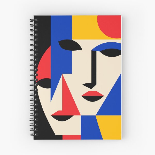Item preview, Overlapping Visages — Bauhaus Double Face Portrait designed and sold by RamyGallery.