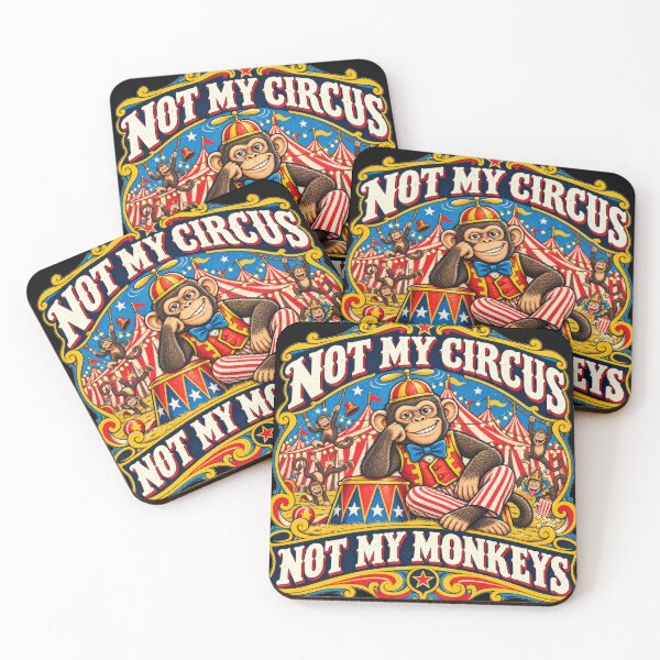 Item preview, Not My Circus Not My Monkeys Shirt | Funny Monkey T-Shirt | Vintage Circus Tee | Sarcastic Chaos Shirt | Funny Saying Graphic Tee designed and sold by markmm9.