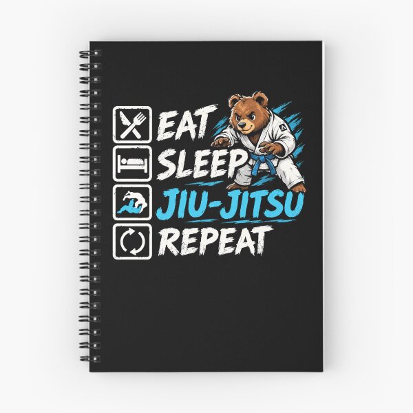 Item preview, Eat Sleep Jiu Jitsu Repeat Bear  designed and sold by Moizento.