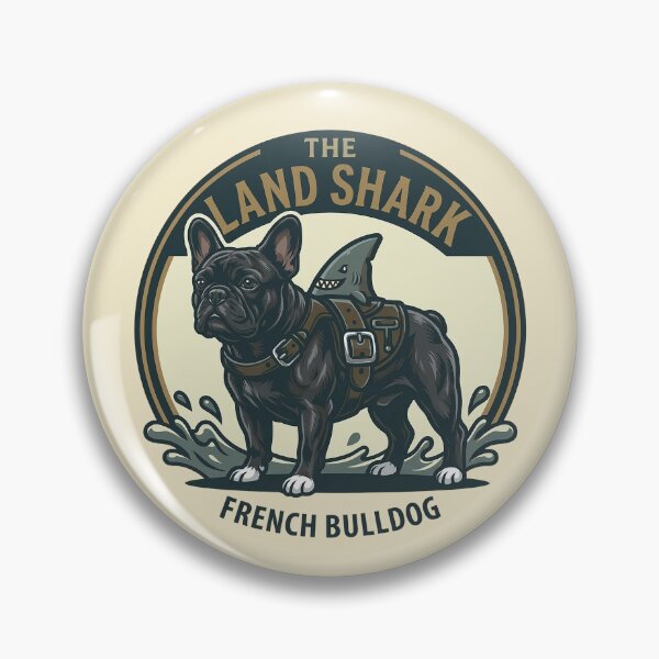 Item preview, The Land Shark - Black French Bulldog designed and sold by Vin  Zzep.