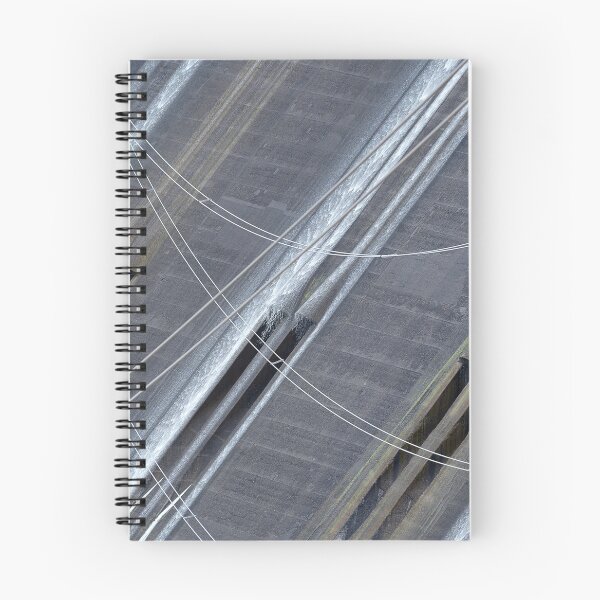 Item preview, Crisscrossing power cables and spillway detail at Grand Coulee Dam designed and sold by lisavonbiela.
