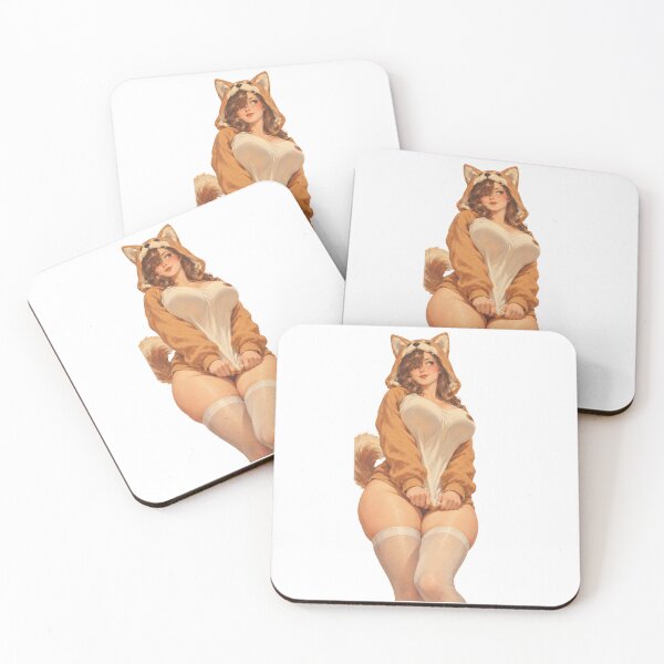 Item preview, Vintage Fox Girl Pin-Up – Retro Americana designed and sold by Cosplayvintage.