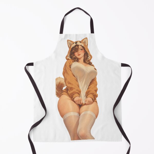 Item preview, Vintage Fox Girl Pin-Up – Retro Americana designed and sold by Cosplayvintage.