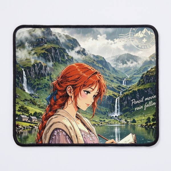 Item preview, Wales — Snowdonia — Drawing the Mountains in the Rain designed and sold by DibujandoPorfa.