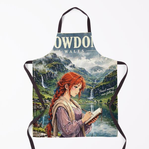 Item preview, Wales — Snowdonia — Drawing the Mountains in the Rain designed and sold by DibujandoPorfa.