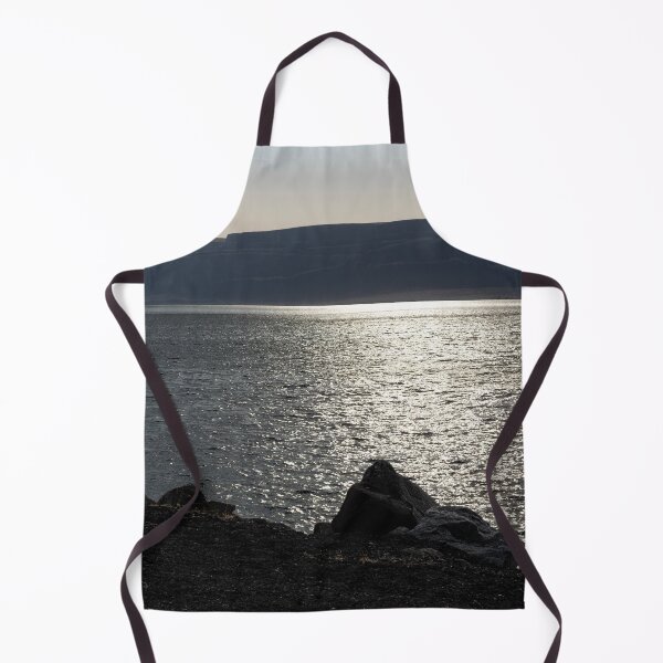 Item preview, High contrast sunset sparkling across Banks Lake in Washington State designed and sold by lisavonbiela.