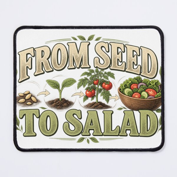 Item preview, From Seed to Salad – Vegetable Gardener designed and sold by DIRT & HARVEST.