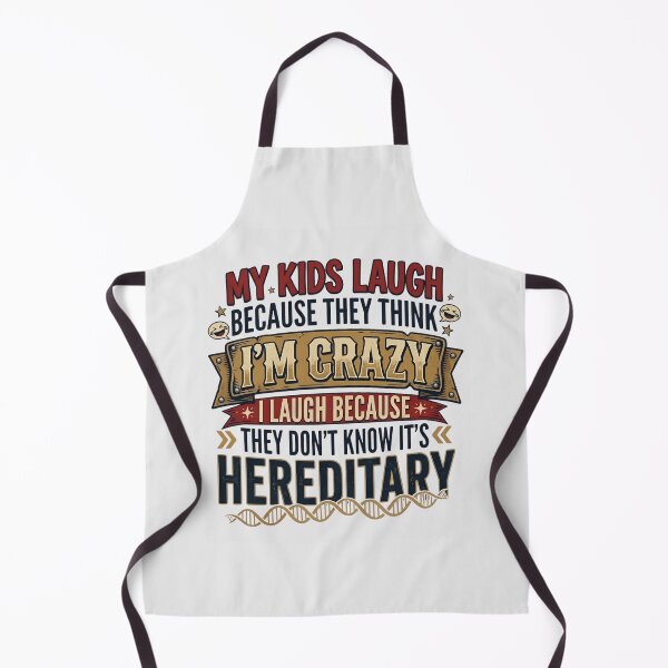 Item preview, I'm Crazy And It's Hereditary - Funny Parenting Quote Design designed and sold by Cree8if.