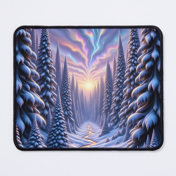 Item preview, Magical Winter Forest at Dusk designed and sold by Roanemermaid.