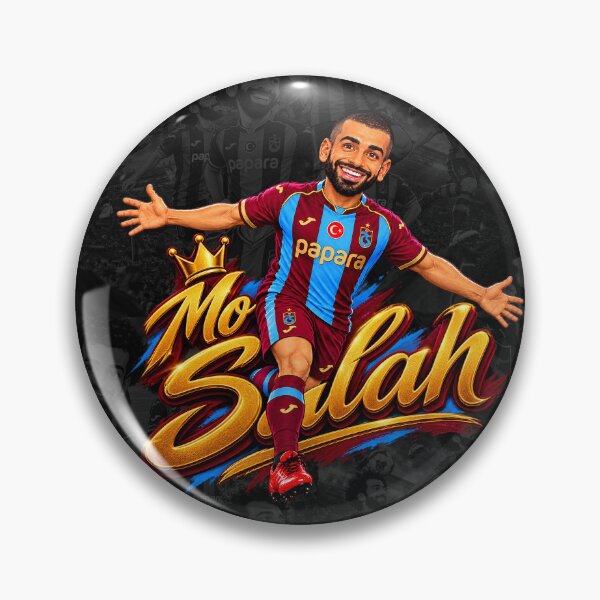 Artikelvorschau, Mo Salah Trabzonspor Konzeptkunst – Mohamed Salah Turkish League Edit entworfen und verkauft von FlatInkStudio.