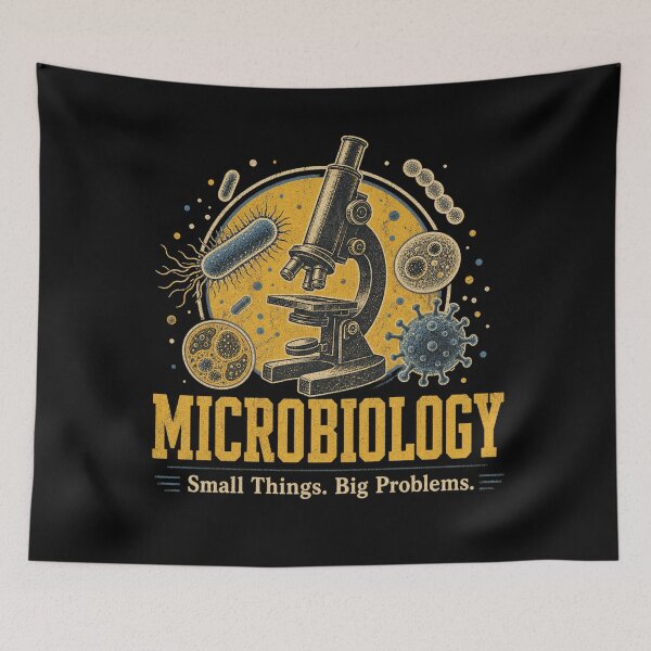 Item preview, Microbiology Small Things Big Problems Science Microscope designed and sold by jeshands.