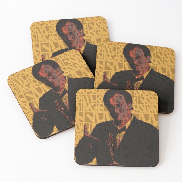 Item preview, Quentin Tarantino Fan Pop-Art Portrait (interference version) designed and sold by Cathedral of Curiosity.
