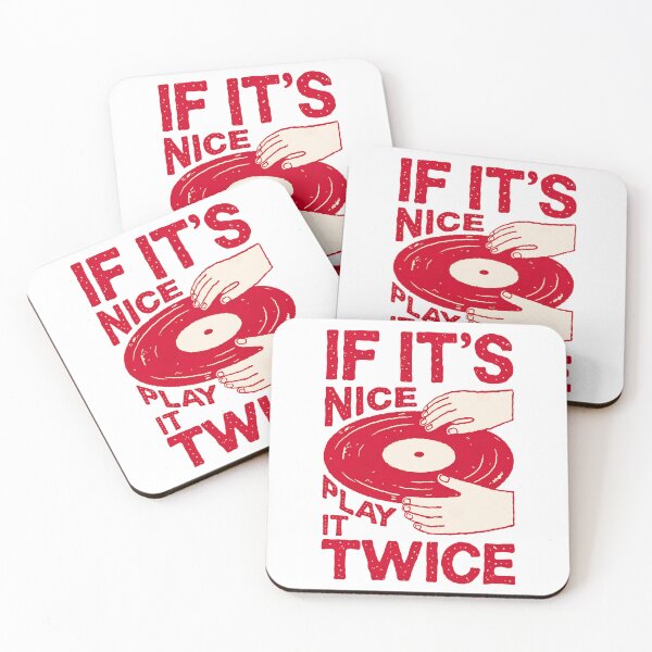 Item preview, If It’s Nice, Play It Twice Retro Vinyl Music Design designed and sold by Snifferius.