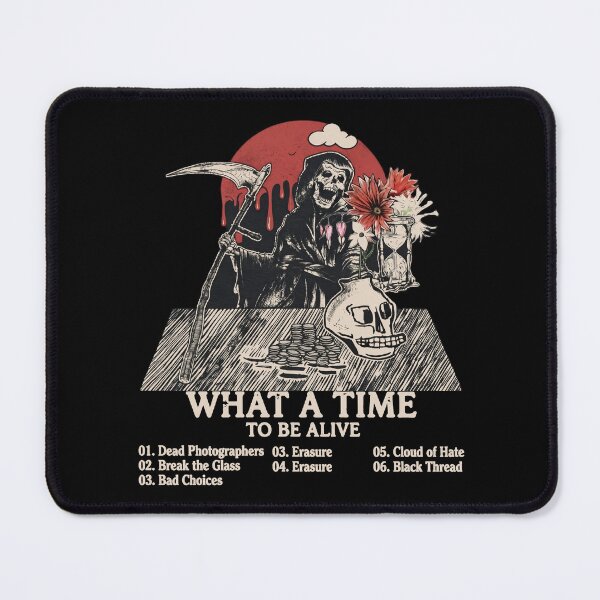 Item preview, Cool Sarcastic Skeleton Hilarious Halloween what a time to be alive designed and sold by gear-posters.