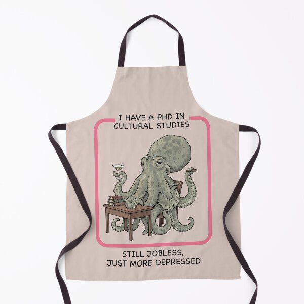 Item preview, Funny PhD In Cultural Studies Jobless Depressed Octopus designed and sold by Amir Faysal.