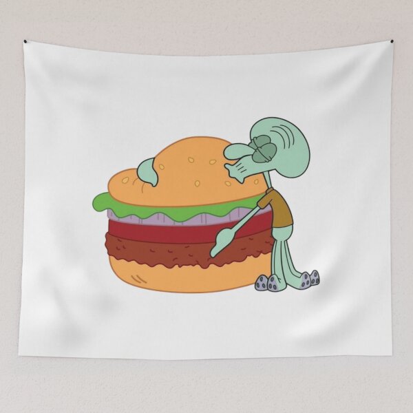 Item preview, Squidward's Krabby Patty Obsession designed and sold by wingoo22.