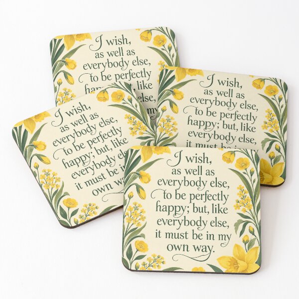 Item preview, I wish as well as everybody else to be perfectly happy designed and sold by Lissa Spencer Literary Art.
