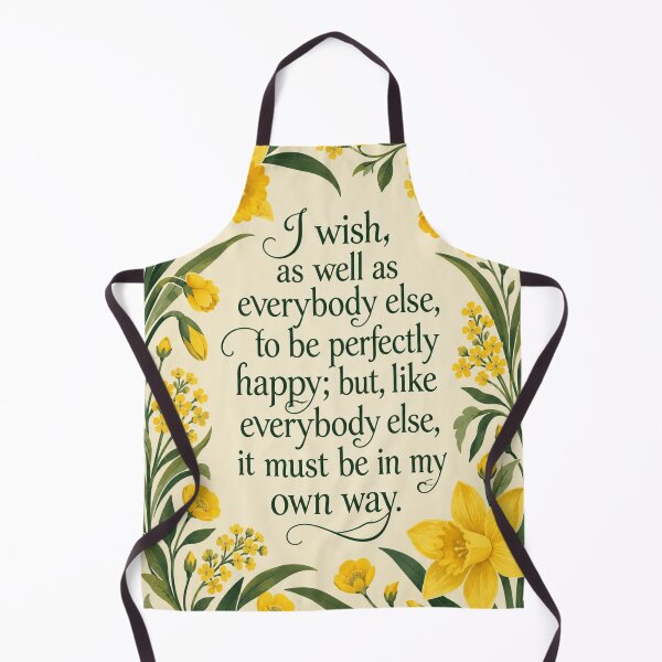 Item preview, I wish as well as everybody else to be perfectly happy designed and sold by Lissa Spencer Literary Art.