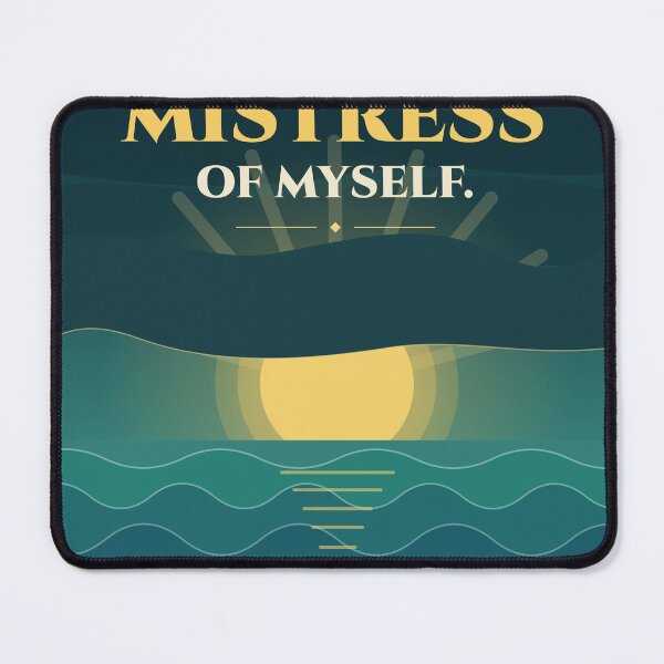 Item preview, I will be calm. I will be mistress of myself designed and sold by Lissa Spencer Literary Art.