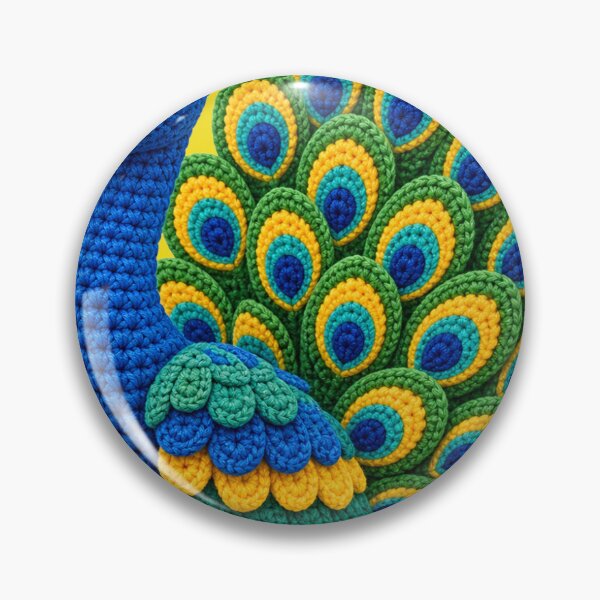 Item preview, Crochet Peacock designed and sold by MAQROX Designs.