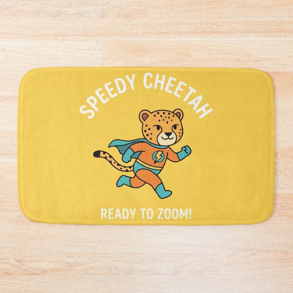 Item preview, Cute Speedy Cheetah Superhero designed and sold by Amir Faysal.
