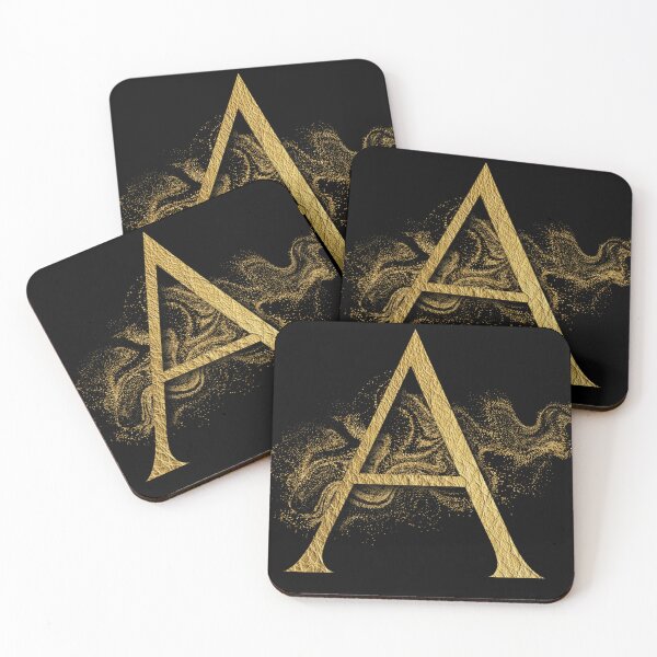Item preview, Gold Sparkle Initial Letter A designed and sold by JaylanaSaraya.