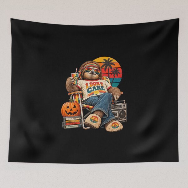 Item preview, Retro Sloth Beach Vibes. designed and sold by Anime-Clothes1.