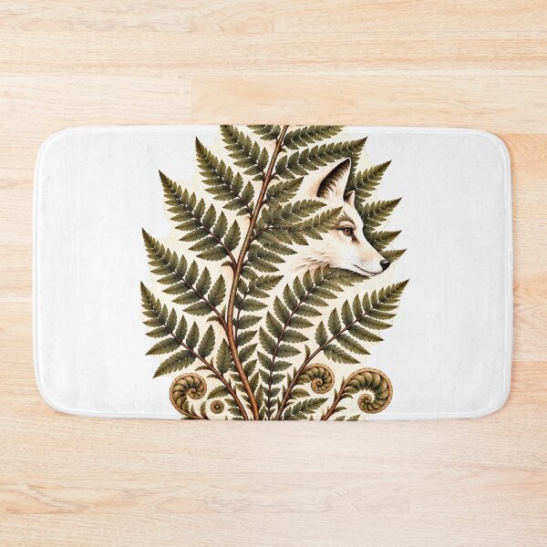 Item preview, The Fox in the Fern | Hidden Fox Botanical Art designed and sold by Norvian.