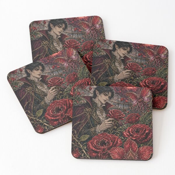 Item preview, Elegant Vampire in a Gothic Night Garden designed and sold by JonelleTshirts.