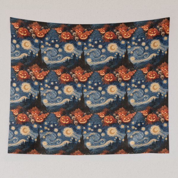 Item preview, Van Gogh Inspired Halloween Pattern designed and sold by Derek Gillette.
