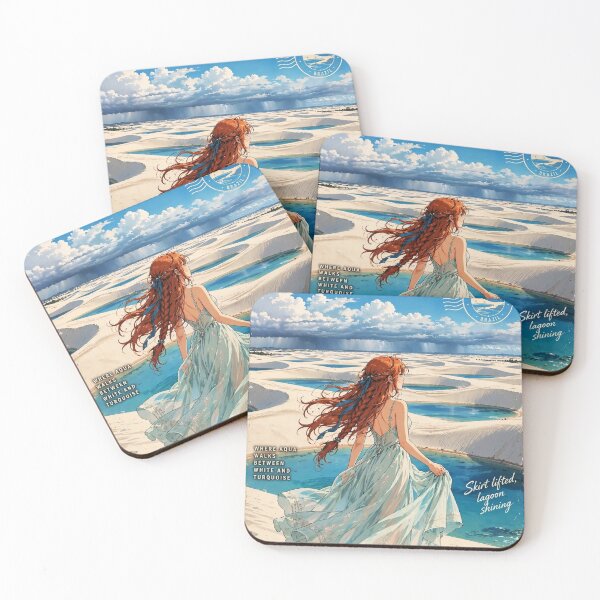 Item preview, Brazil — Lençóis Maranhenses — Where the Desert Meets Blue Water designed and sold by DibujandoPorfa.