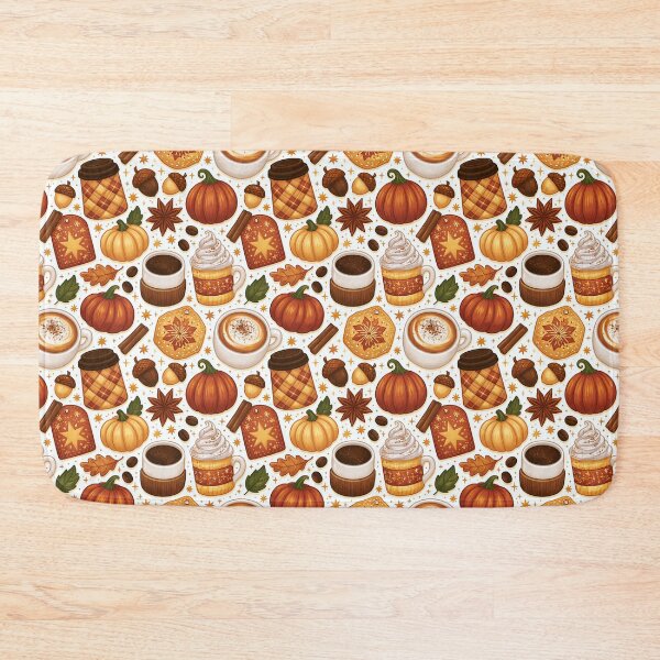 Item preview, Halloween Pumpkin Spiced Mocha Pattern designed and sold by Derek Gillette.