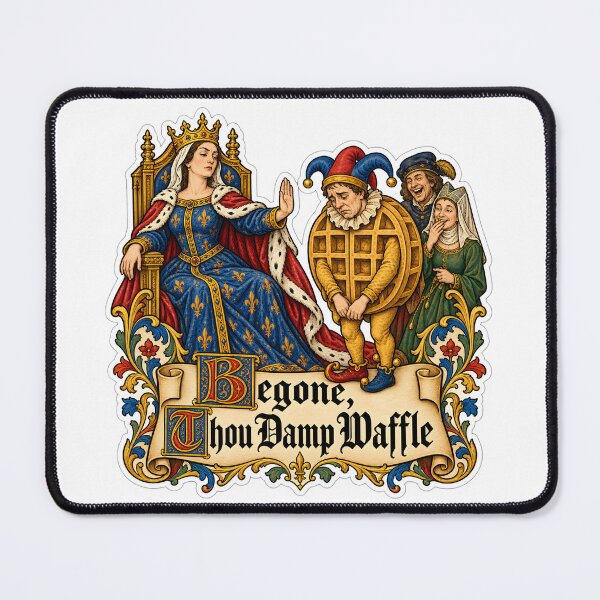 Item preview, Begone Thou Damp Waffle designed and sold by aistrokeofart.