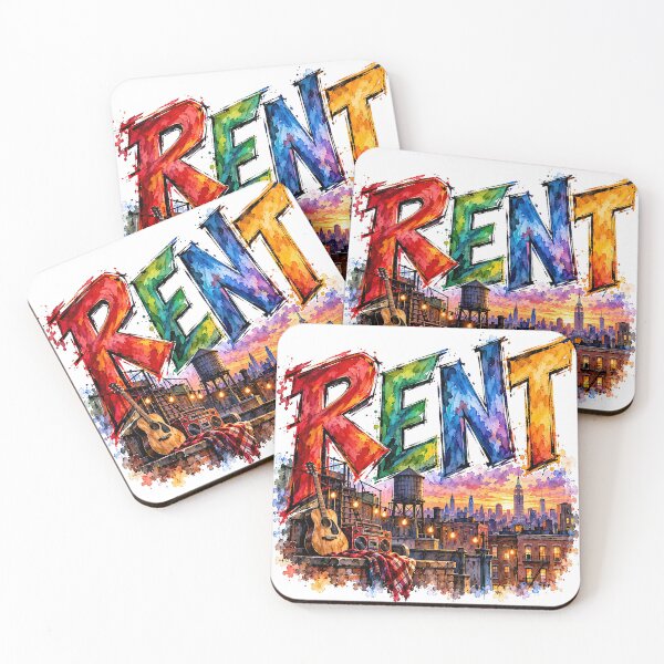 Item preview, RENT the Musical  designed and sold by Lyric Vault - Rock on.