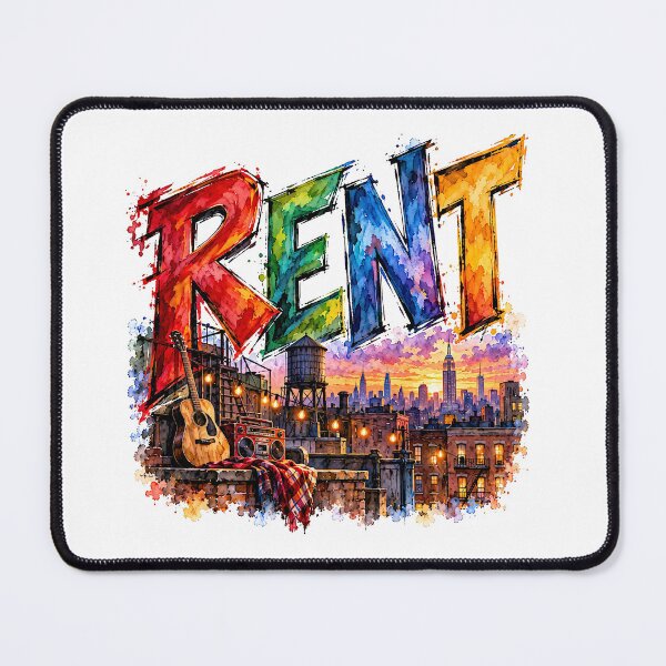 Item preview, RENT the Musical designed and sold by Lyric Vault - Rock on.