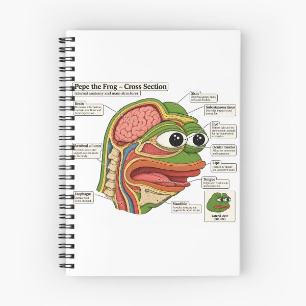 Item preview, Pepe the Frog (Cross Section) designed and sold by MEMERY MUSEUM.