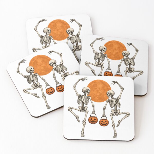 Item preview, Dancing Skeletons Hallooween designed and sold by Klaudesign.