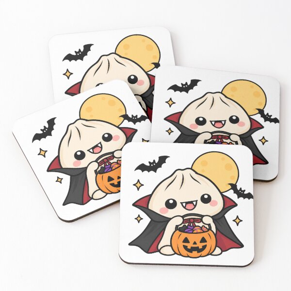 Item preview, Cute Vampire Dumpling – Halloween Candy Pumpkin designed and sold by kstheladesigns.