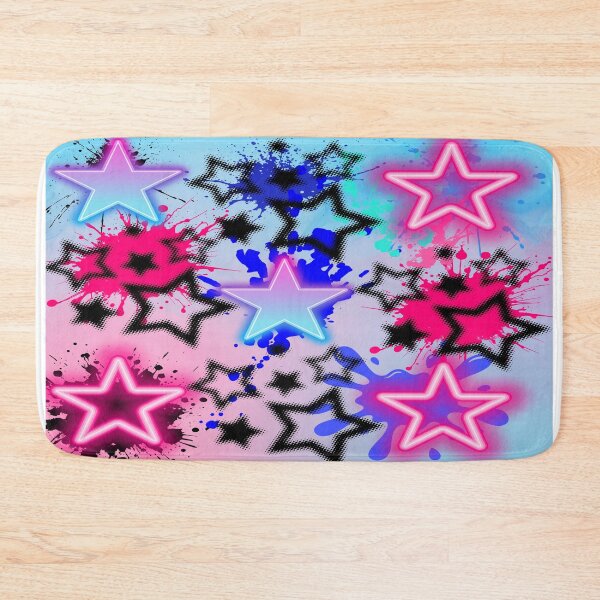 Item preview, Cybercore Neon Stars Scenecore Pattern designed and sold by Side By Side Studio.